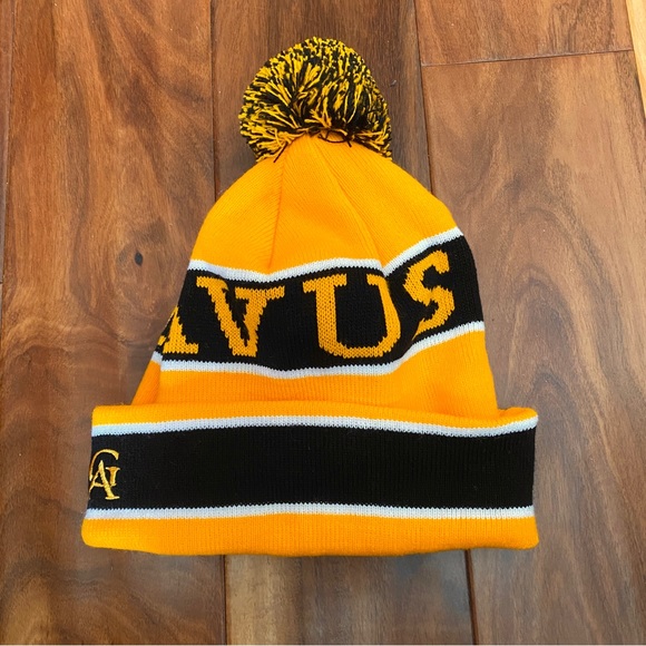 Gustavus College NWOT Pom Beanie - Picture 3 of 5